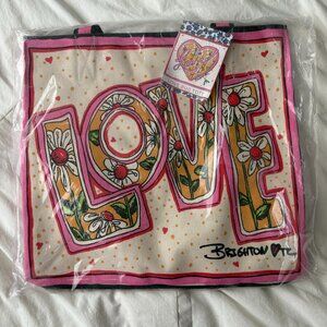 Brighton Love Bug Canvas Tote Fashionista Collection With Tag New